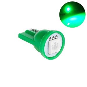 Светодиодная лампа T10 W5W 1 SMD Зеленая 24V